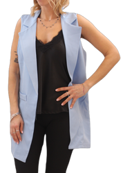 Gilet - celeste