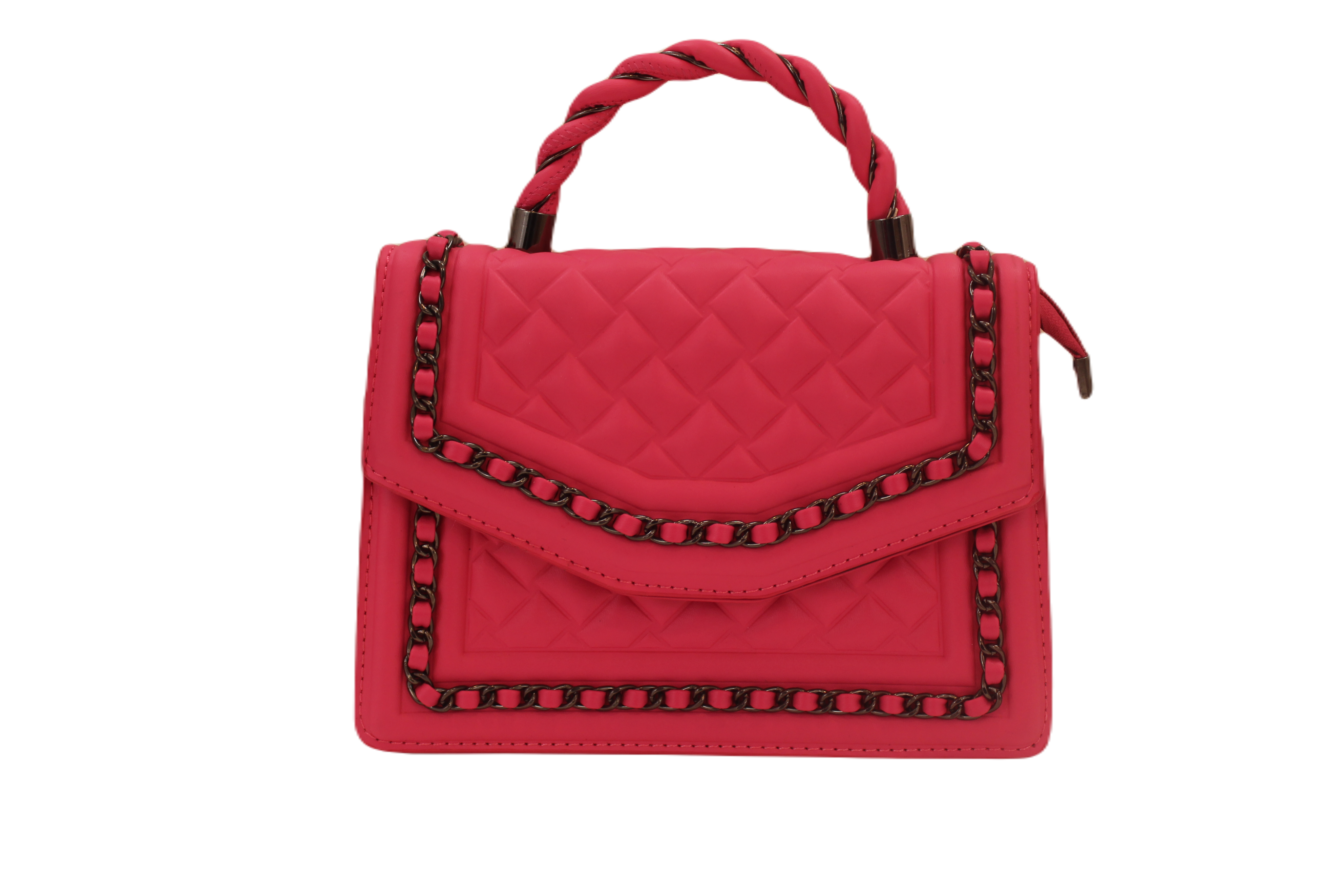 Borsa trapuntata - Fucsia