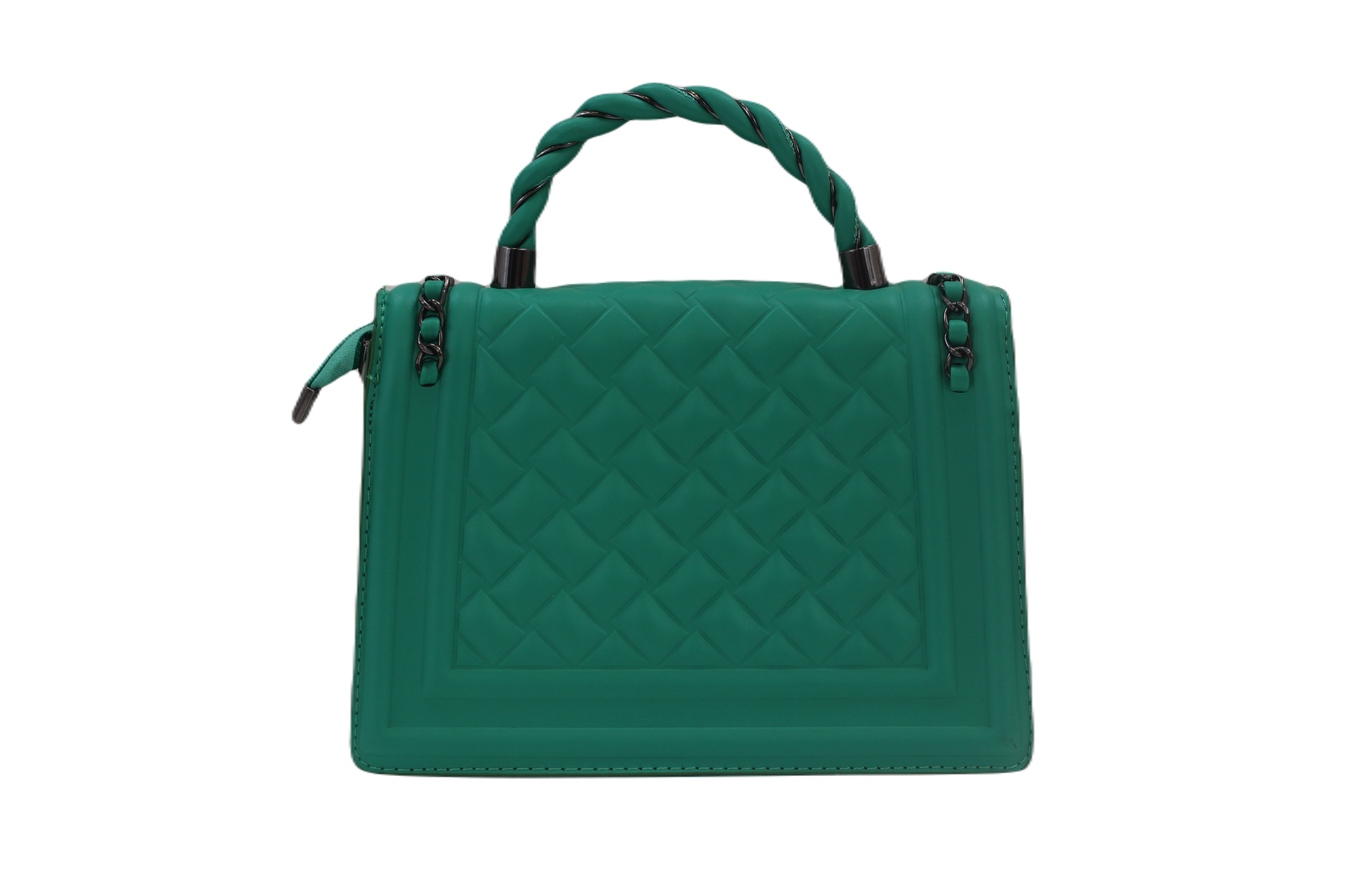 Borsa trapuntata - Verde