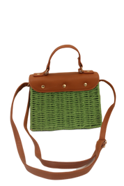 Borsa a tracolla in paglia