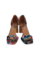 Scarpa con tacco fantasia