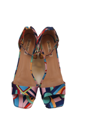 Scarpa con tacco fantasia