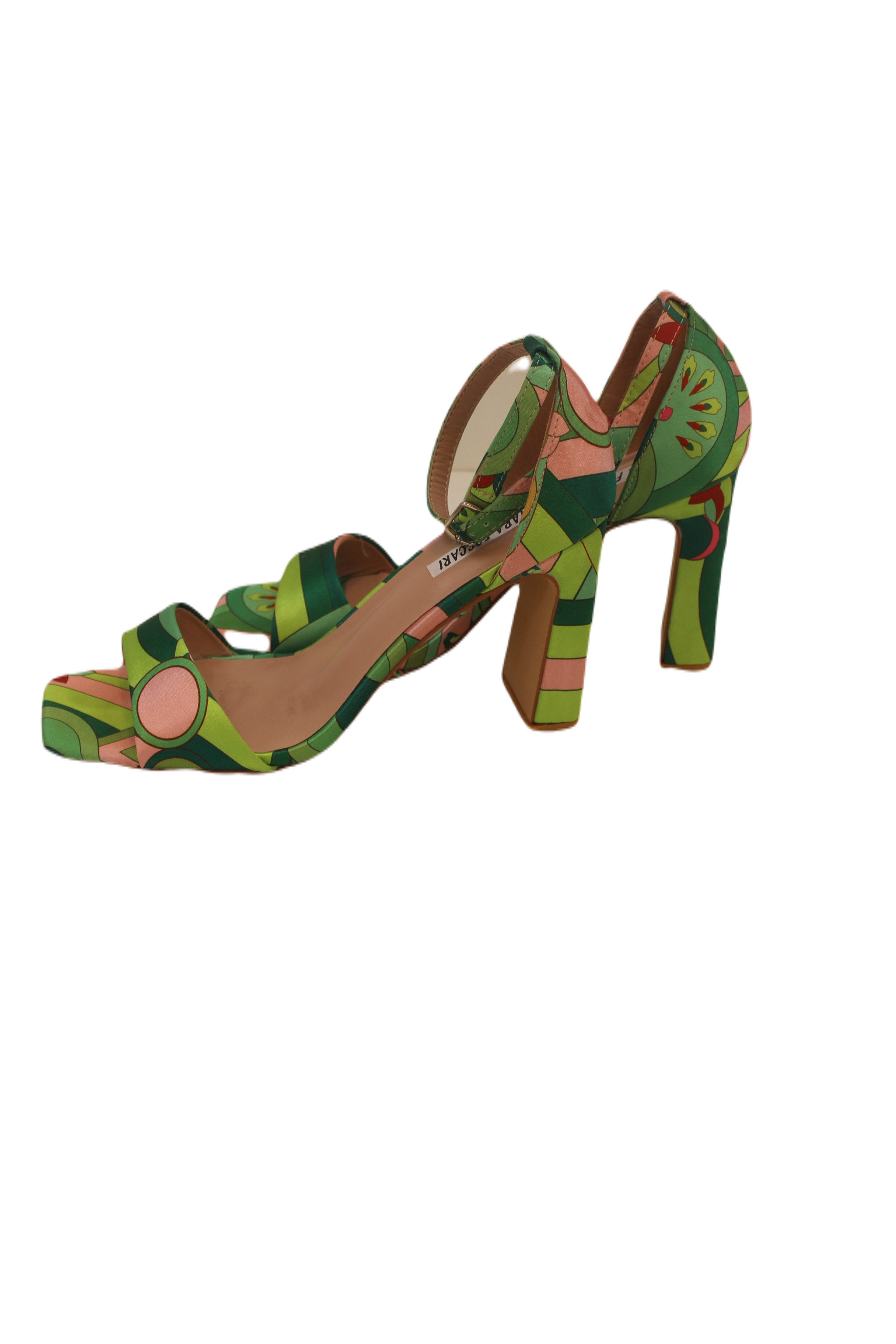 Scarpa con tacco fantasia