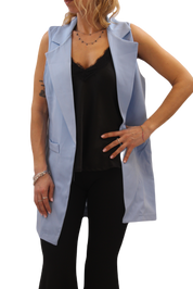 Gilet - celeste