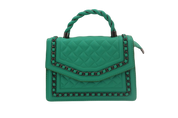 Borsa trapuntata - Verde
