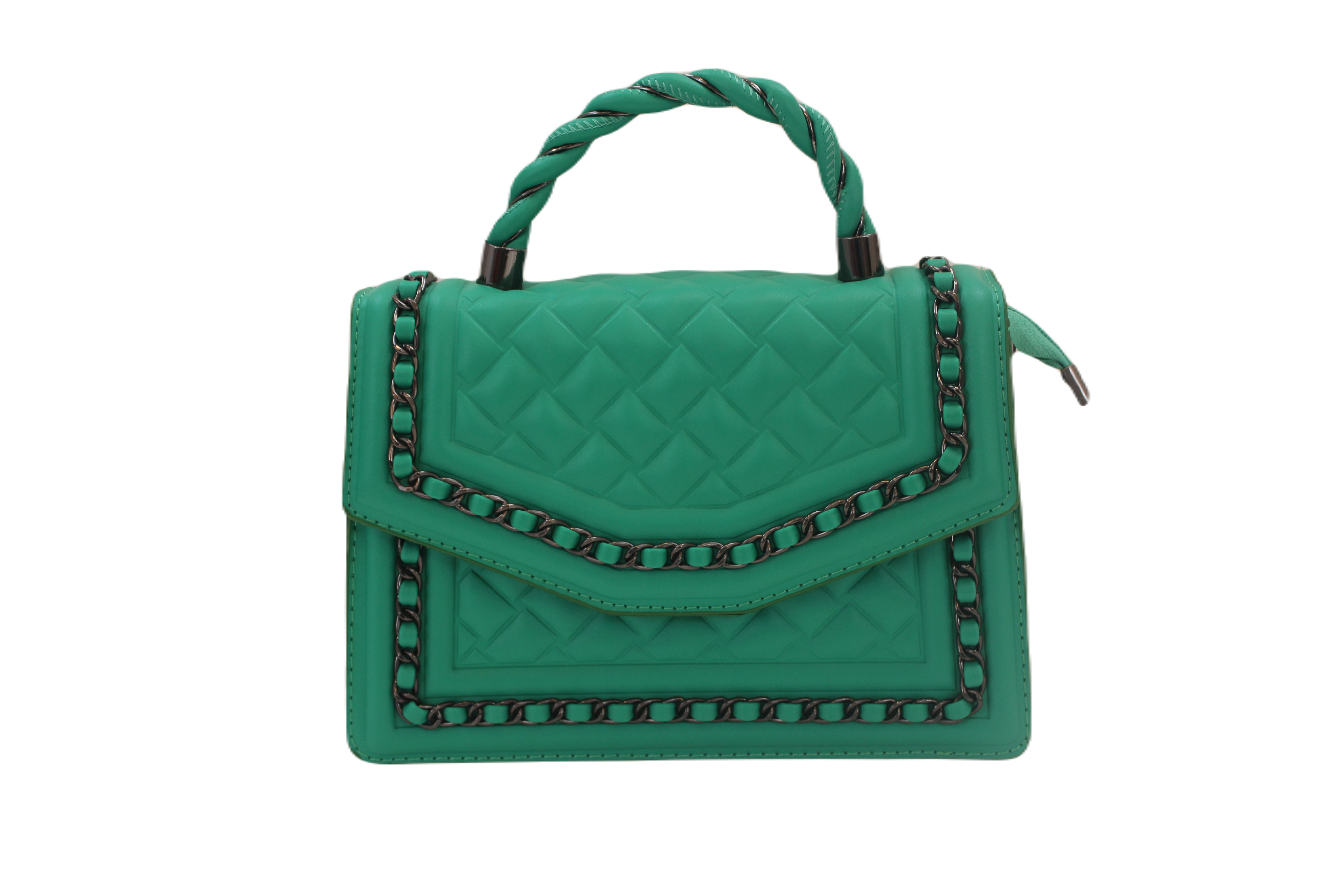 Borsa trapuntata - Verde