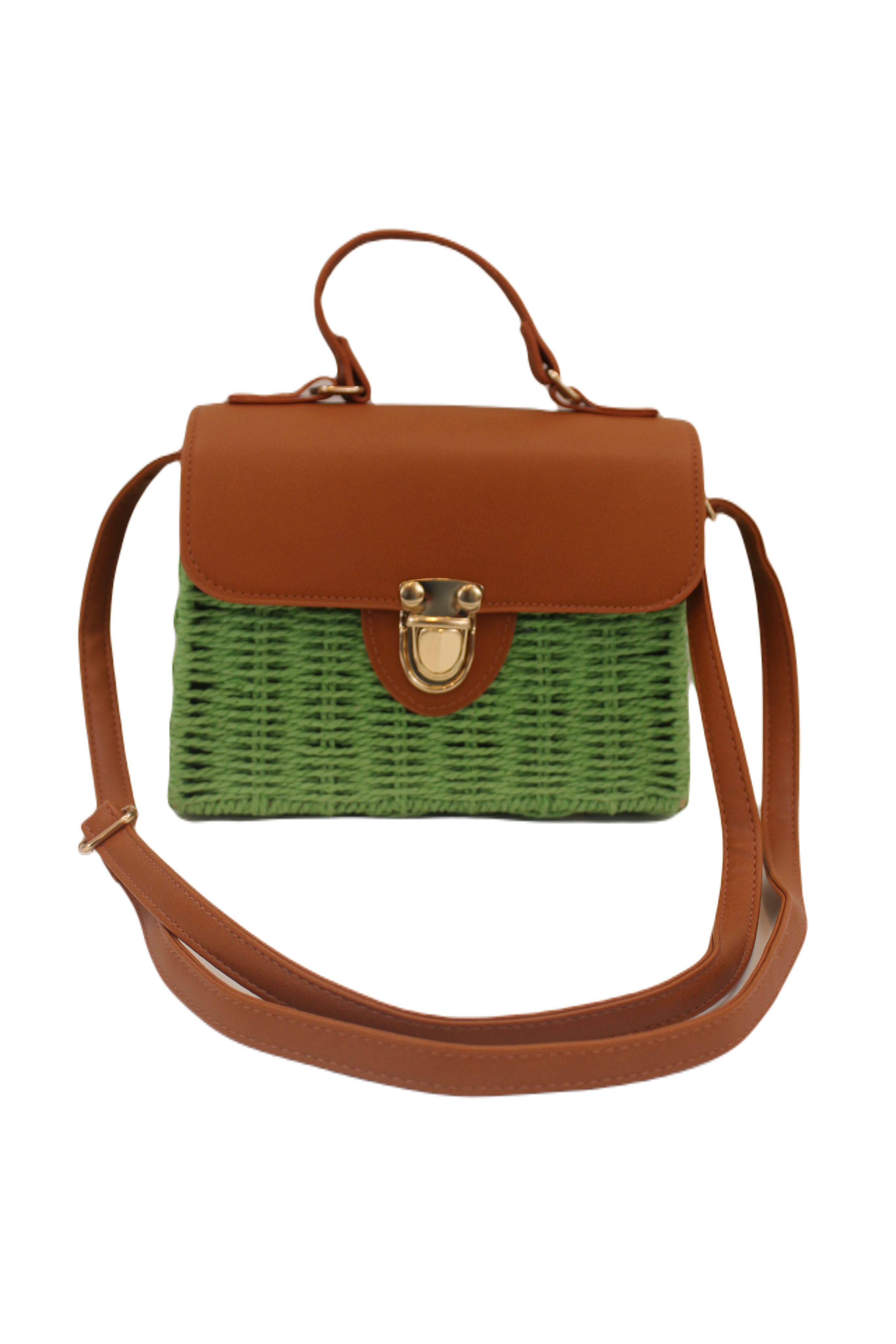 Borsa a tracolla in paglia