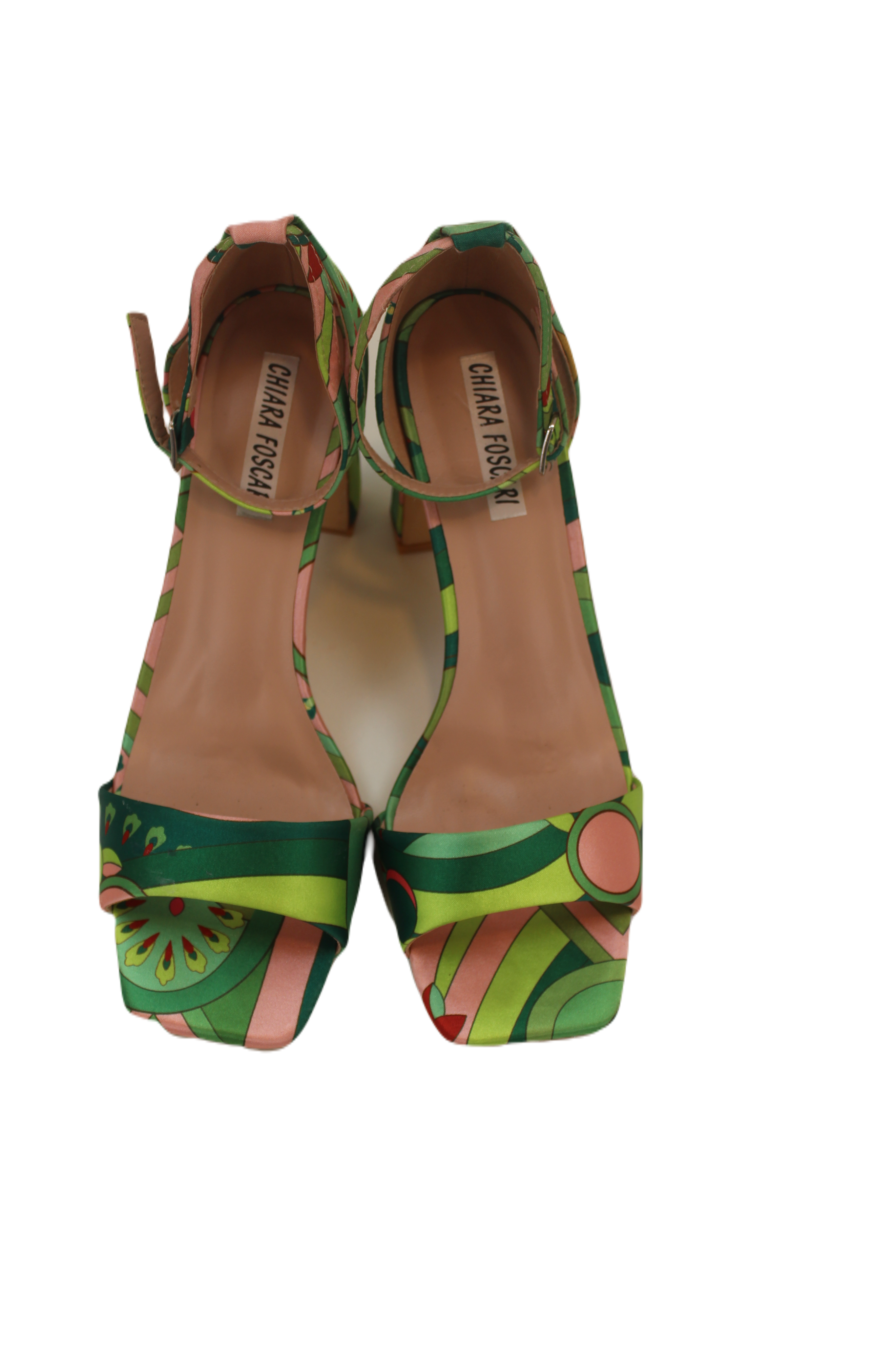 Scarpa con tacco fantasia