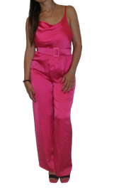 tuta con cinta - FUCSIA