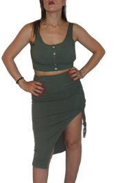 completo flavia - VERDE MILITARE