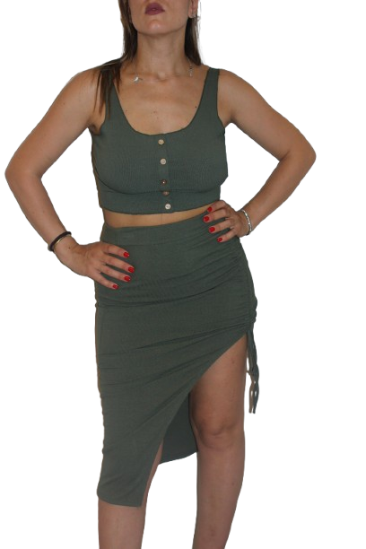 completo flavia - VERDE MILITARE